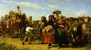 Jules Breton The Vintage at the Chateau Lagrange china oil painting artist